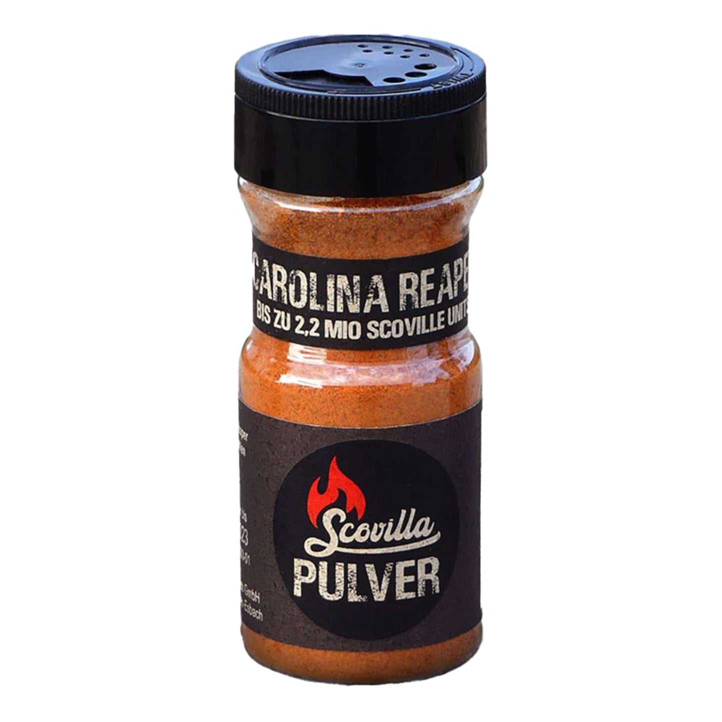 Scovilla Carolina Reaper, reines Chilipulver im Shaker