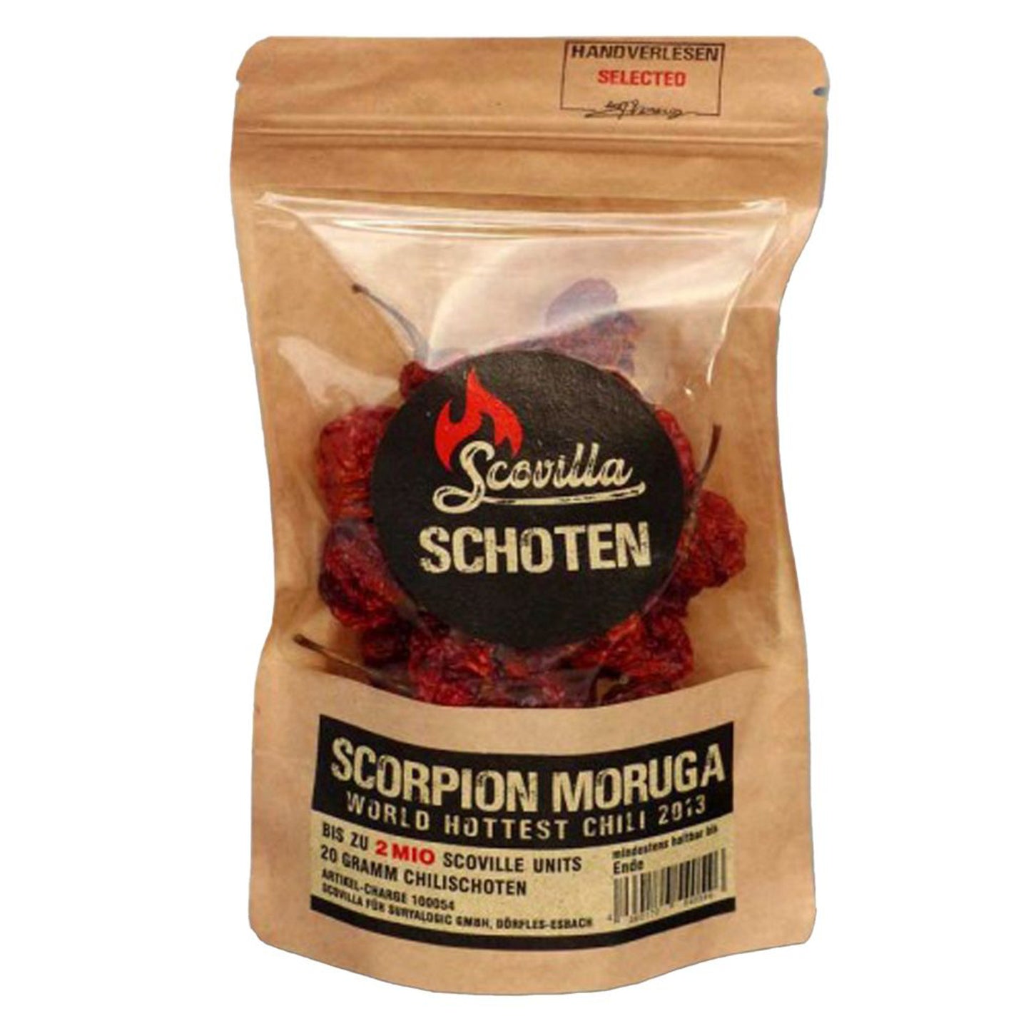 Trinidad Scorpion Moruga Chili Schoten - getrocknet