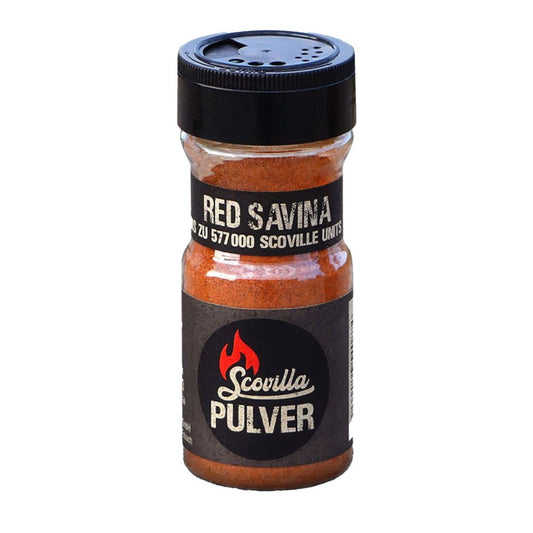 Scovilla Red Savina Chilipulver im Shaker