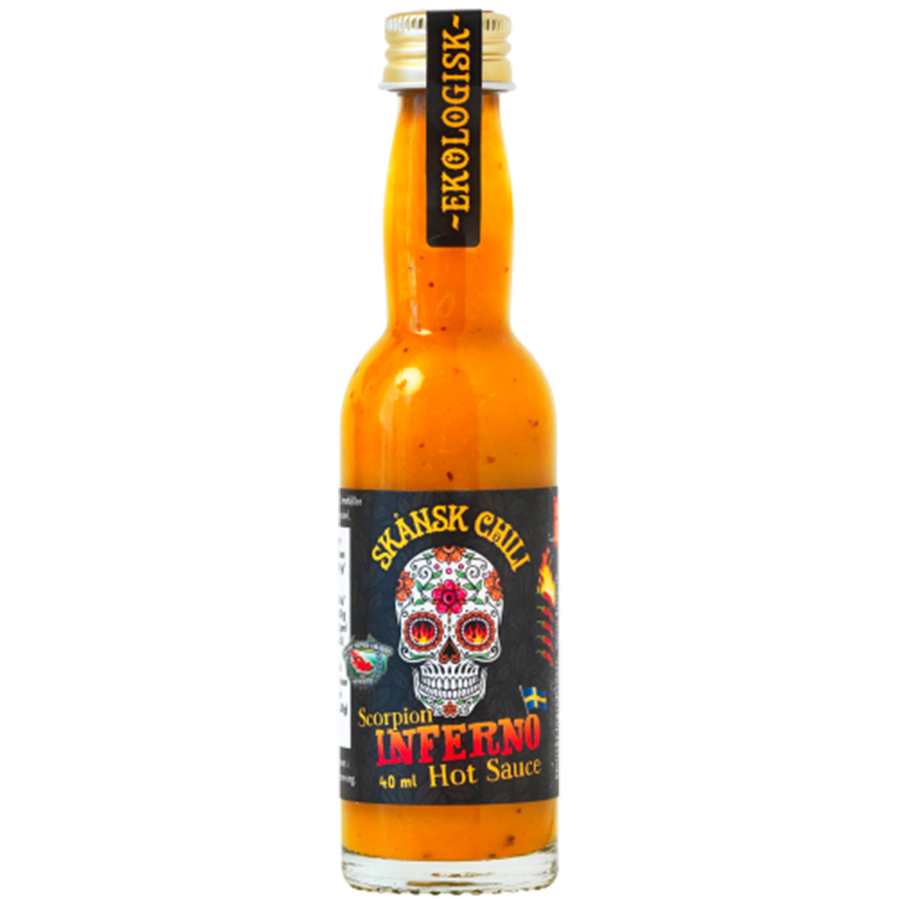 Skånsk Chili Yellow Trinidad Scorpion Inferno Hotsauce