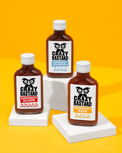 Crazy Bastard Super Hot Set (250'000 - 500'000 Scoville Units)