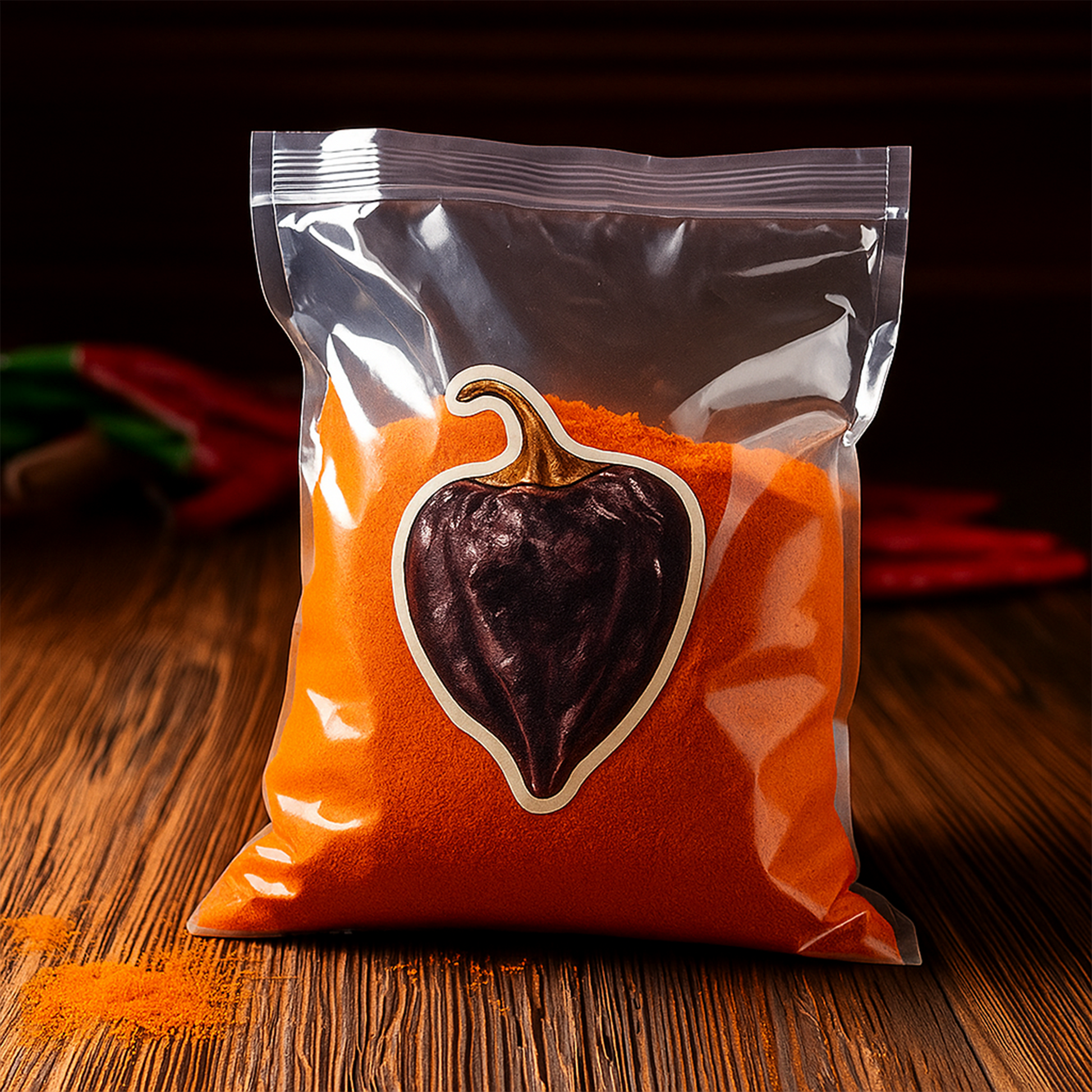 Ancho Grande Chili Pulver im Beutel 50 Gramm