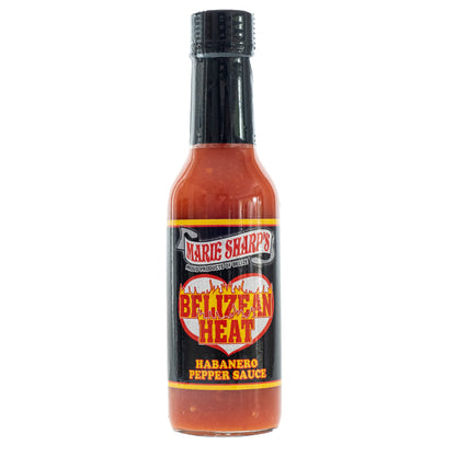 Marie Sharp's Belizean Heat Habanero Sauce, 148-ml-Flasche von vorne