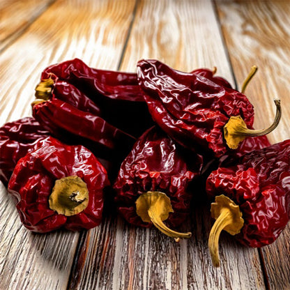 Naga Bhut Jolokia (Ghost Pepper) Chili Schoten | extem, feurig scharf | getrocknet | 50 Gr