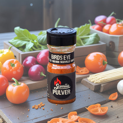Bird's Eye / Piri Piri Chilipulver | fruchtig, zitrusnoten - im Shaker | 50 Gramm