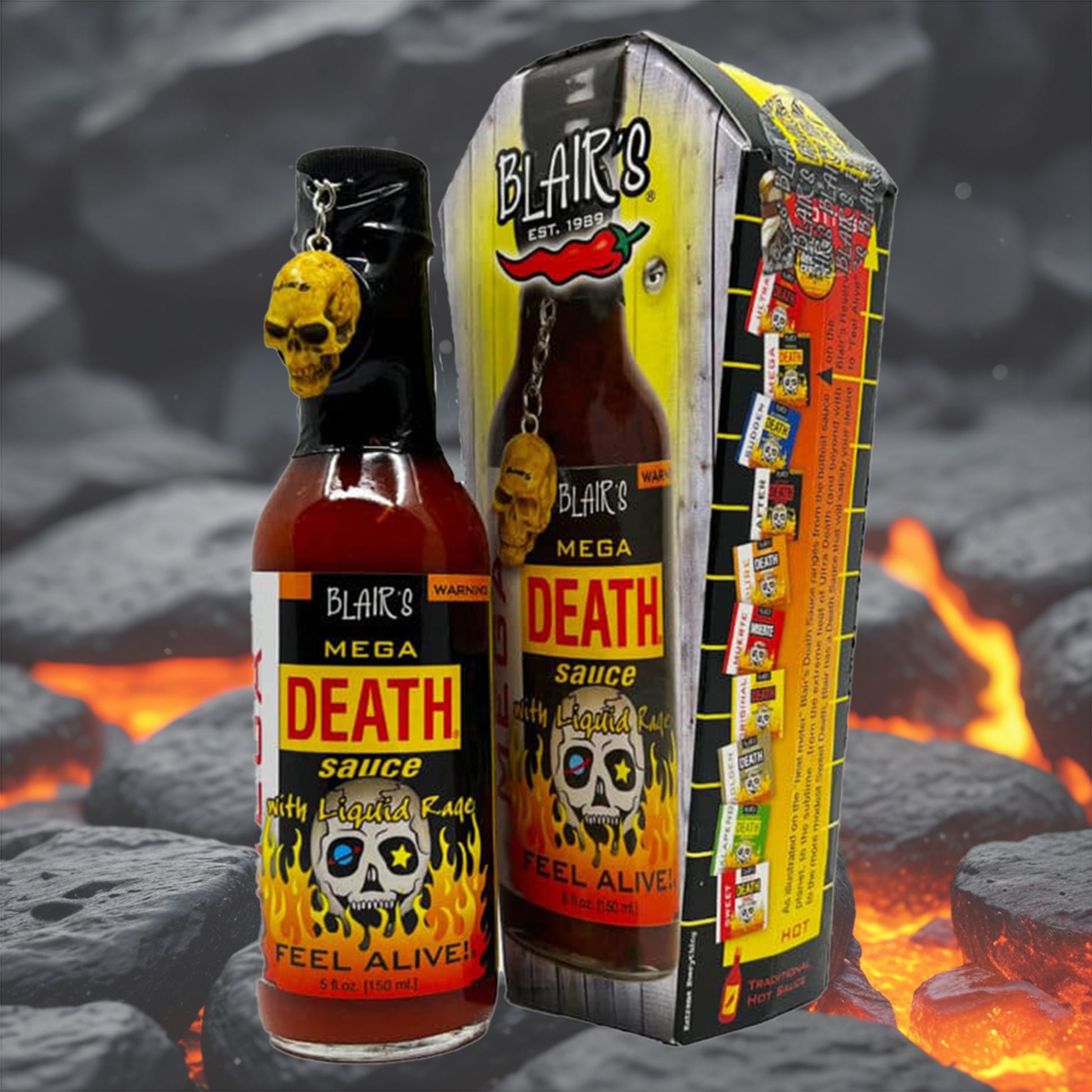 Blair's Mega Death Hot Sauce with Liquid Rage