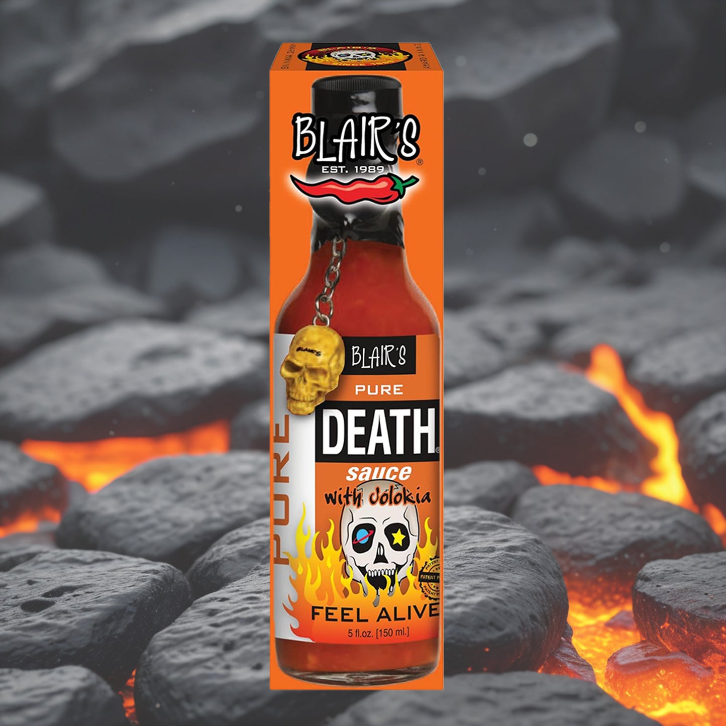 Blair's Pure Death Hot Sauce with Jolokia