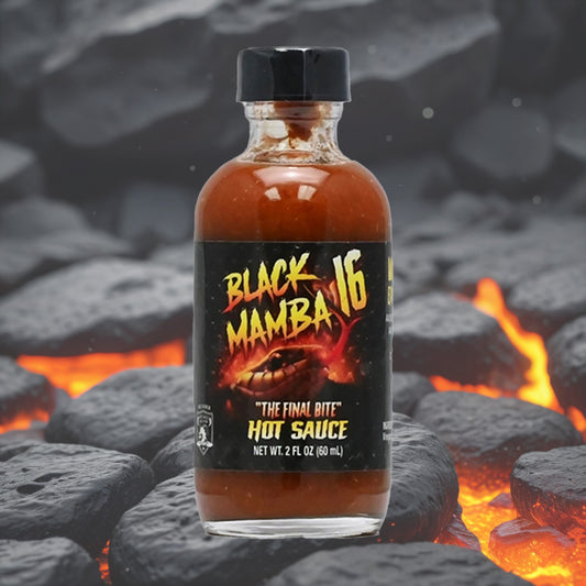 Cajohn's Black Mamba 16 Fatal Bite Hot Sauce