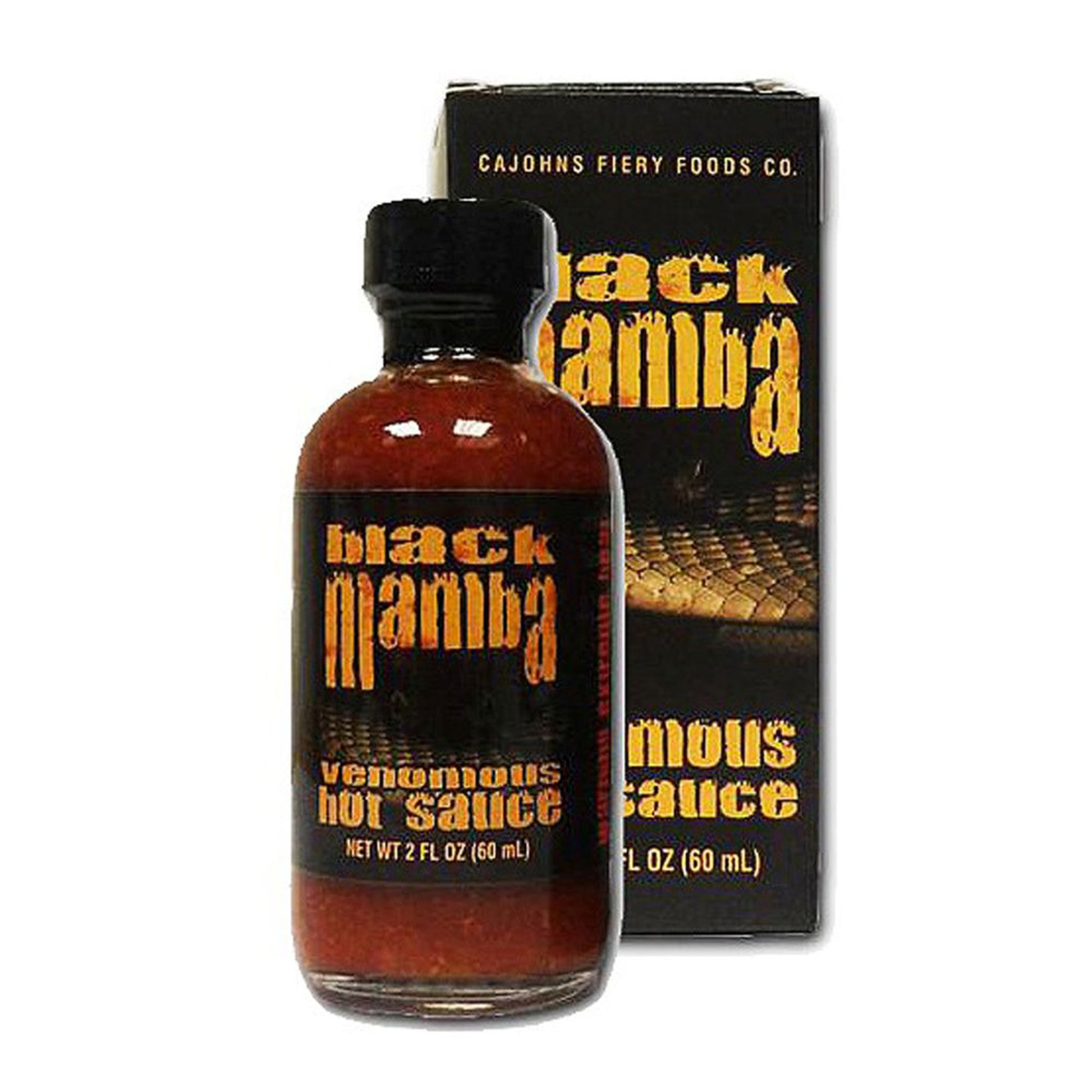 CaJohn's Black Mamba venomous Hot Sauce mit Chocolate Habanero Chili