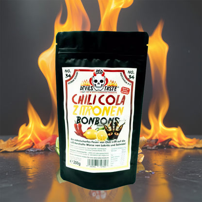 Chili Zitronen Cola Bonbons | extrascharf
