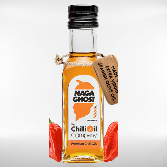 Naga Bhut Jolokia (Ghost Pepper) Chili-Öl – extrem scharf &amp; intensiv (125 ml)
