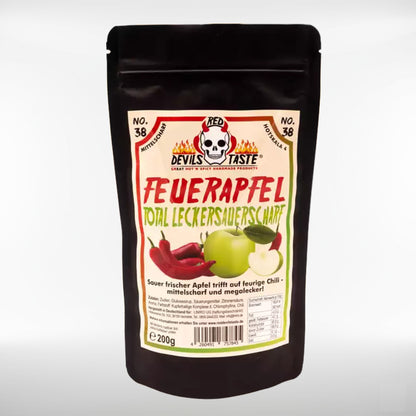 Chili Saurer Apfel Bonbons | mittelscharf, fruchtig | 200 Gramm