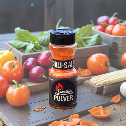 Gourmet Chilisalz | mild bis mittelscharf - im Shaker | 150 Gramm