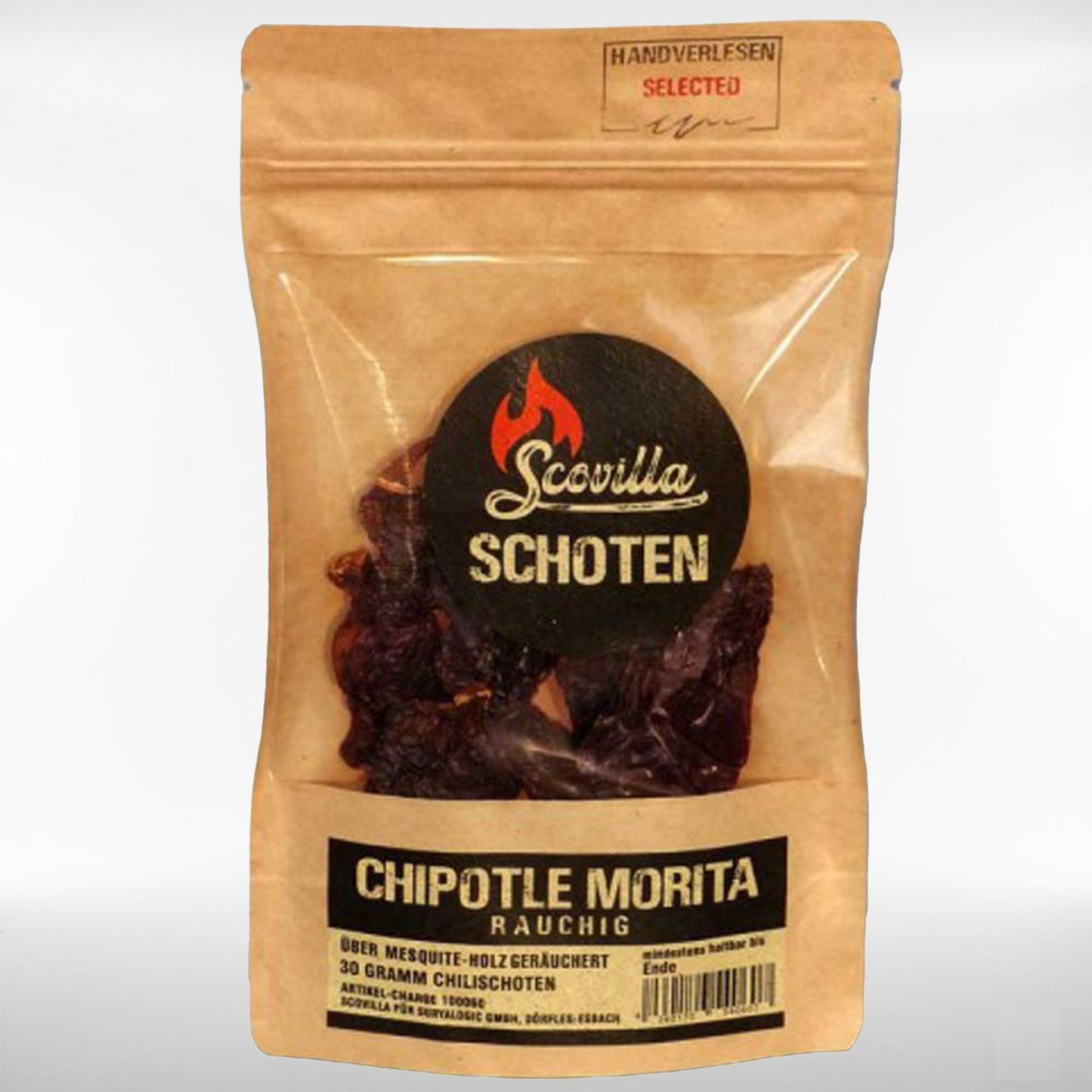 Chipotle Morita Chili Schoten | rauchig, süssliche Noten | getrocknet 30 gr