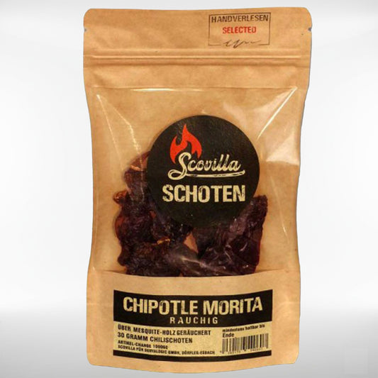 Chipotle Morita Chili Schoten | rauchig, süssliche Noten | getrocknet 30 gr