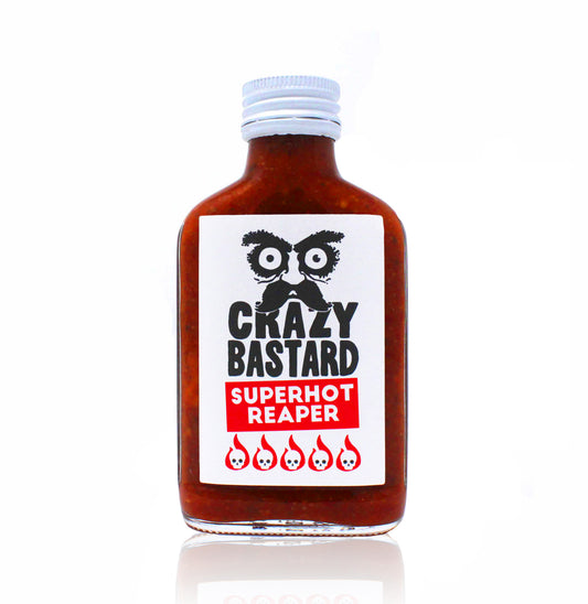 Crazy Bastard Superhot Carolina Reaper Hot Sauce