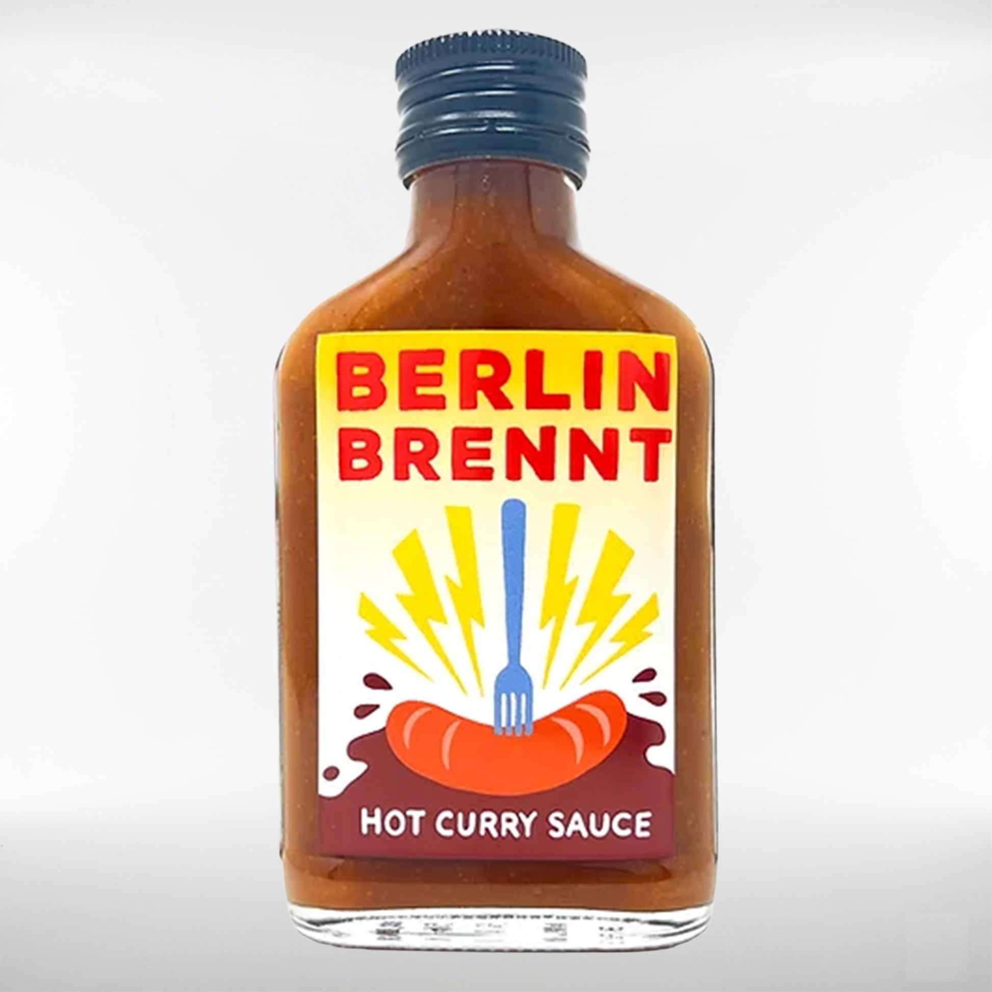 Crazy Bastard Berlin brennt Hot Curry Sauce | authentisch, scharf | 100 ml