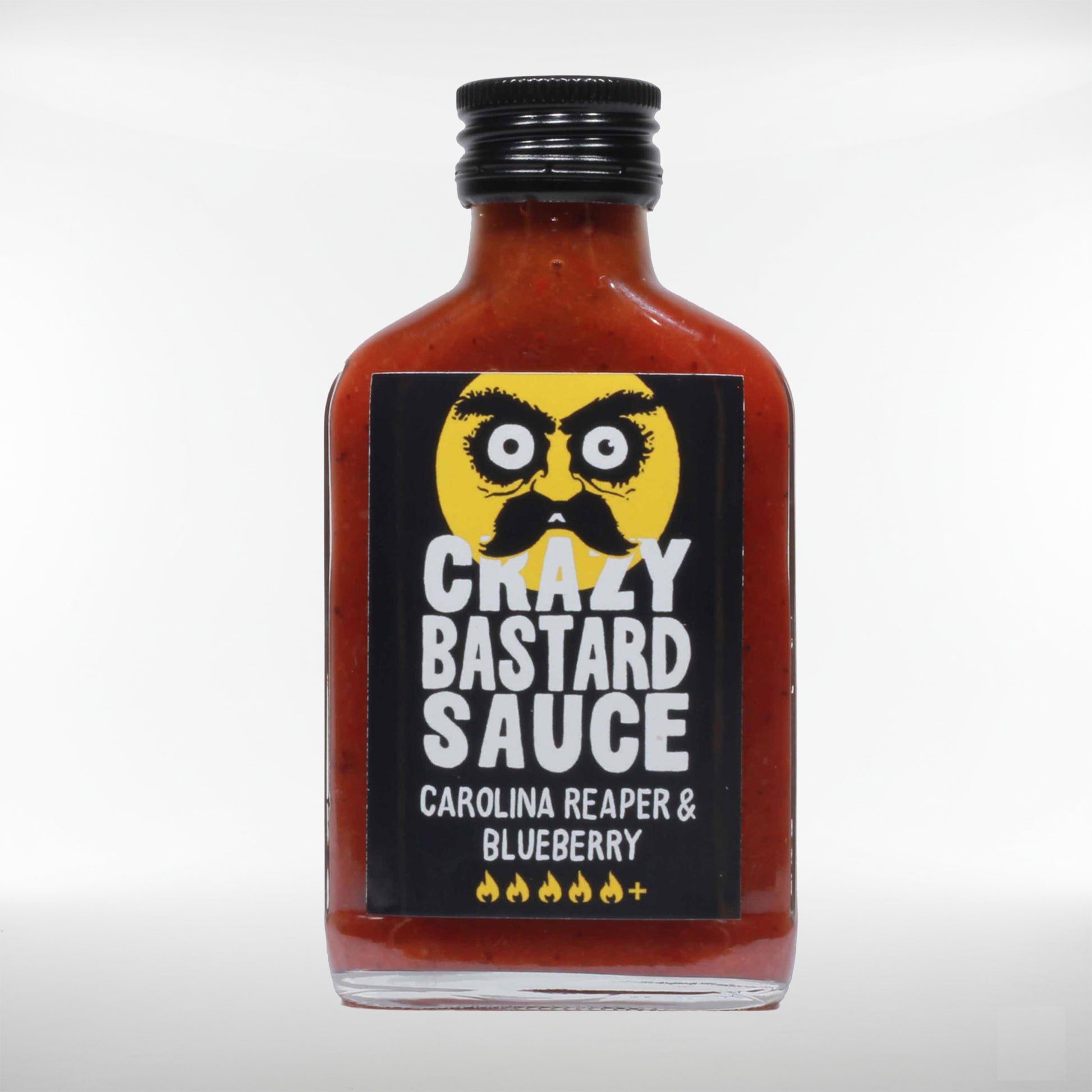 Crazy Bastard Carolina Reaper & Blaubeere Hot Sauce