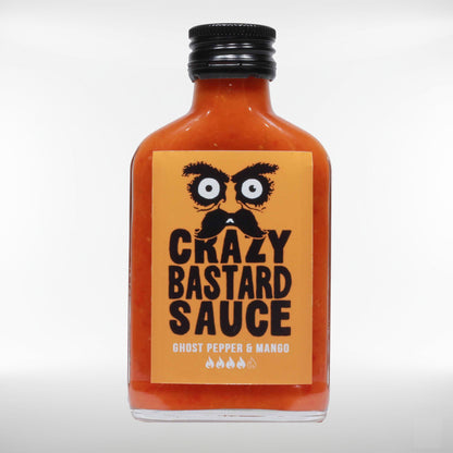 Crazy Bastard Ghost Pepper & Mango Hot Sauce