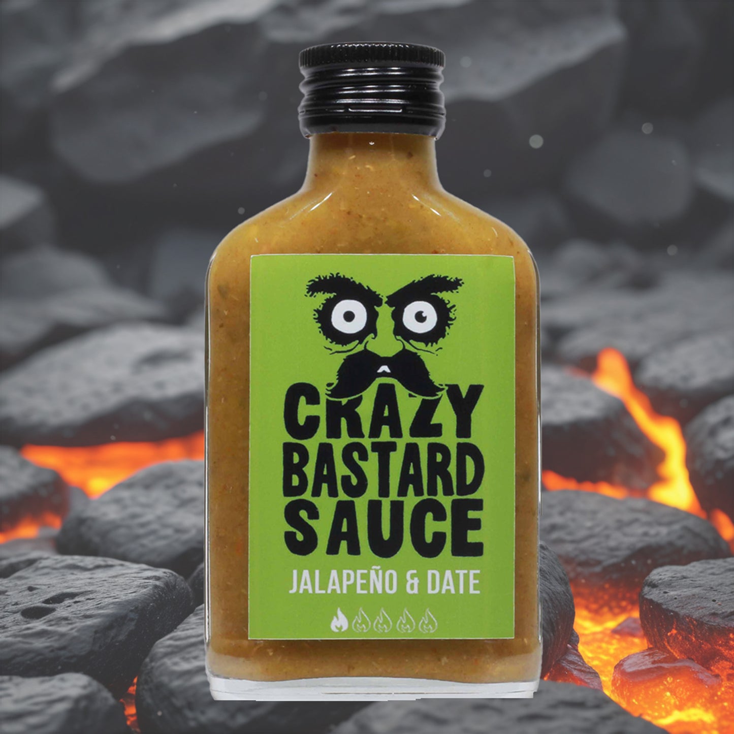 Crazy Bastard Jalapeno & Datteln Hot Sauce