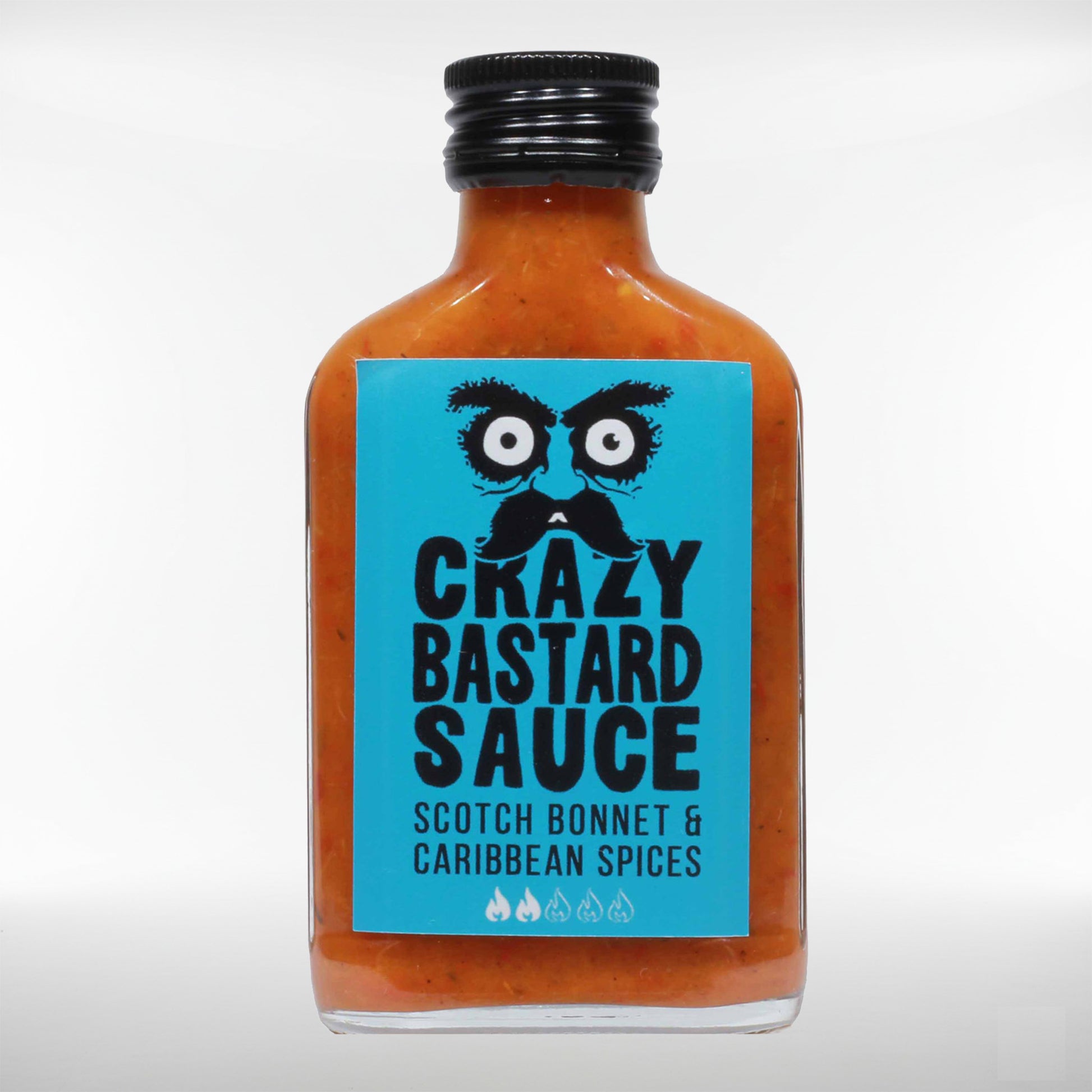 Crazy Bastard Scotch Bonnet & Caribbean Spicy Hot Sauce