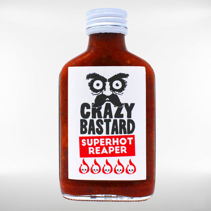 Crazy Bastard Superhot Carolina Reaper Hot Sauce