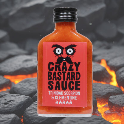 Crazy Bastard Trinidad Scorpion Moruga & Clementine Hot Sauce