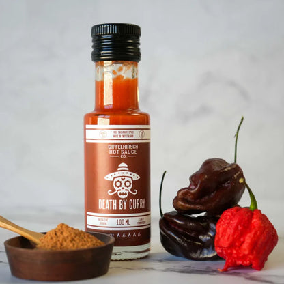 Gipfelhirsch Death by Curry - Die Carolina Reaper Hotsauce