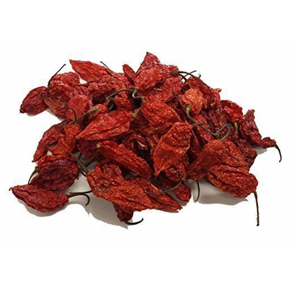 Naga Bhut Jolokia / Ghost Pepper Chili-Schoten - getrocknet - 50 Gramm
