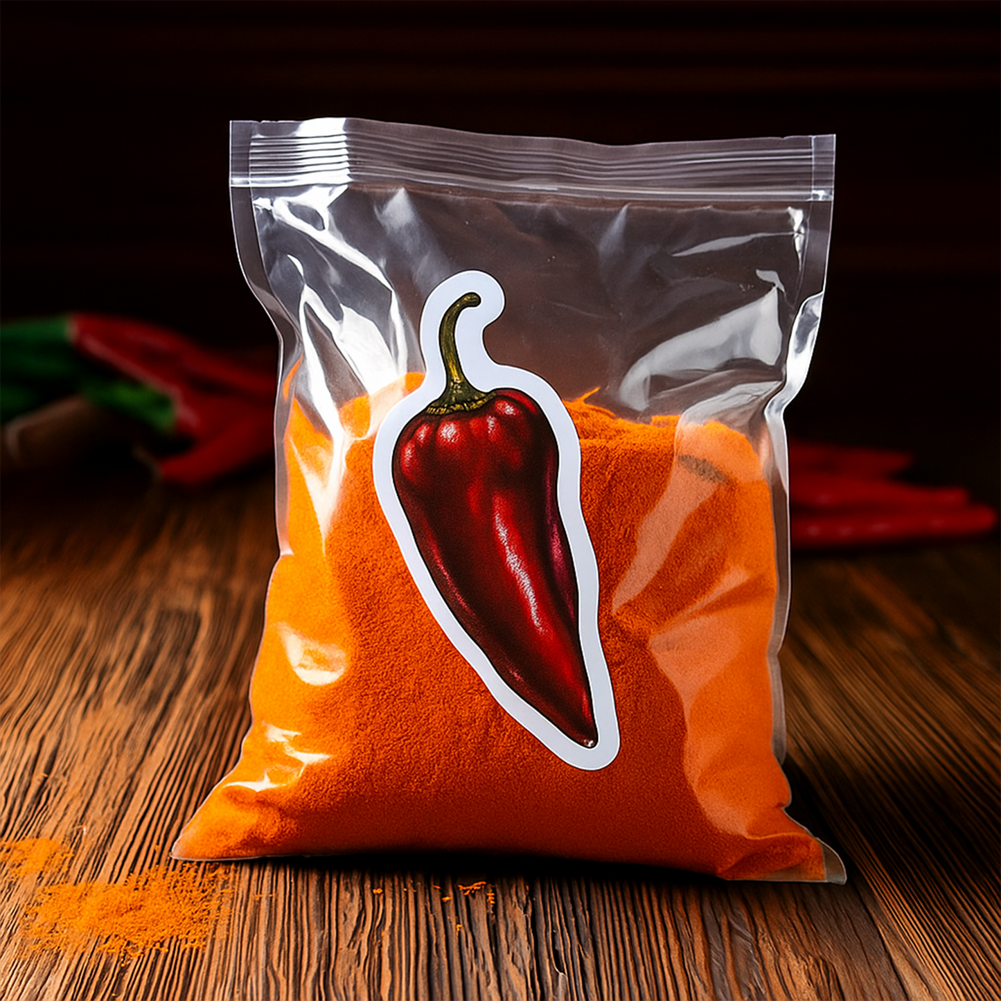 Guajilo Chili Pulver im Beutel - 20 Gramm