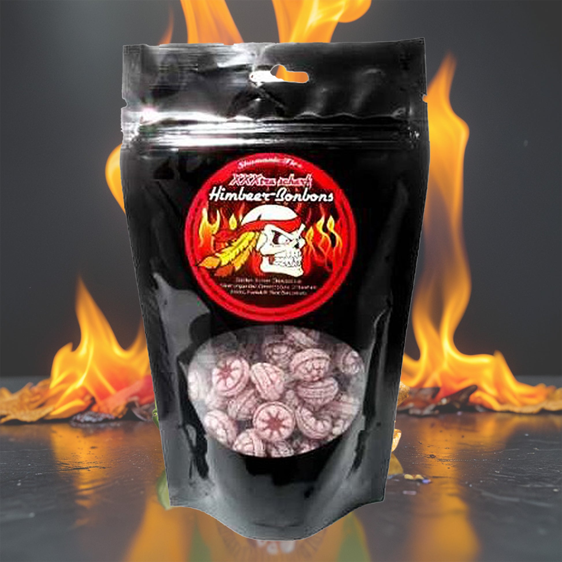 Shamanic Fire Himbeer-Bonbons extrascharf