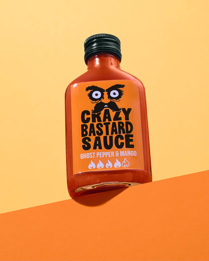 Crazy Bastard Ghost Pepper & Mango Hot Sauce