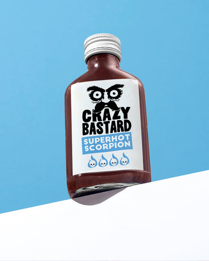 Crazy Bastard Superhot Scorpion Chili Hot Sauce 100 ml