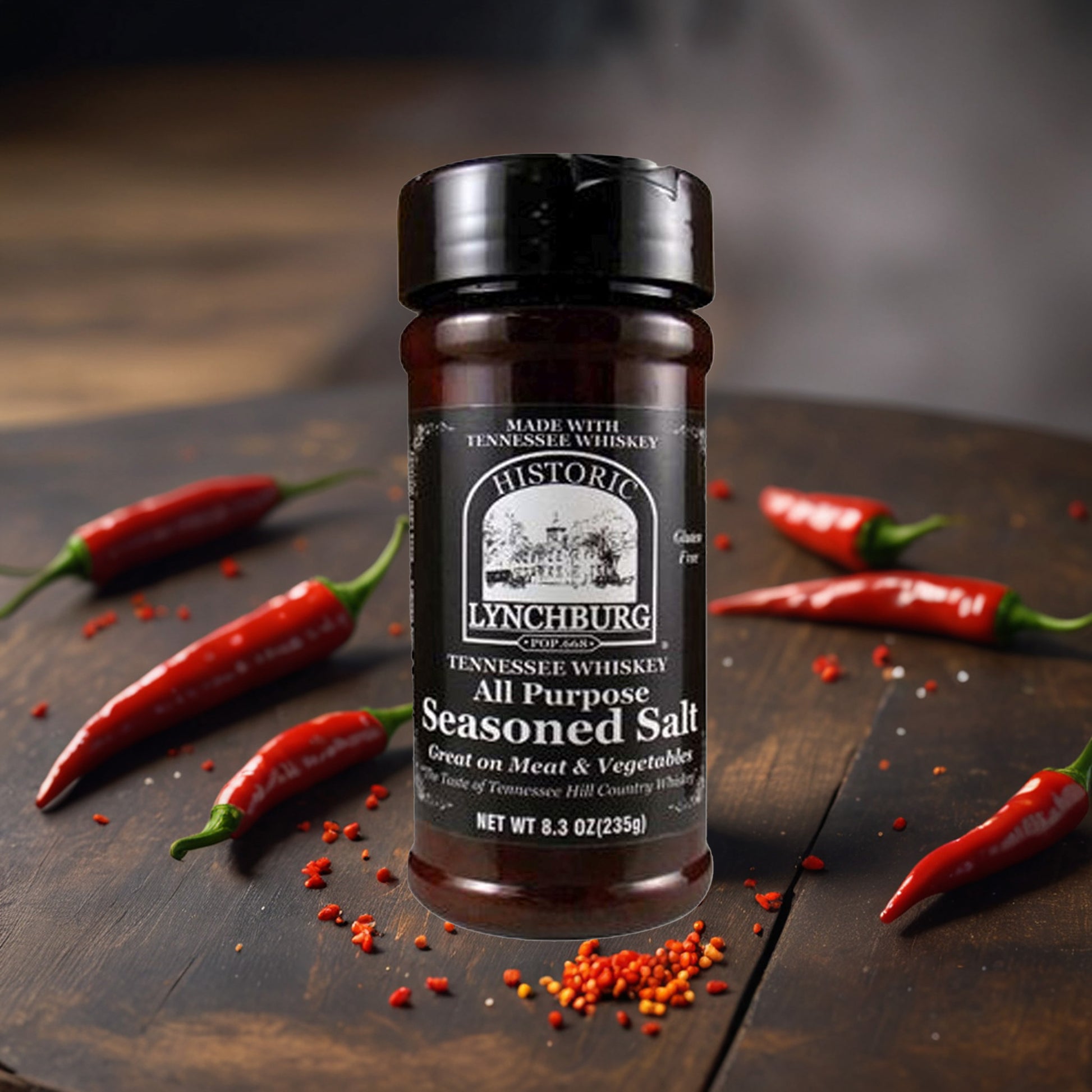 Historic Lynchburg Tennessee Whiskey Seasoned Salt