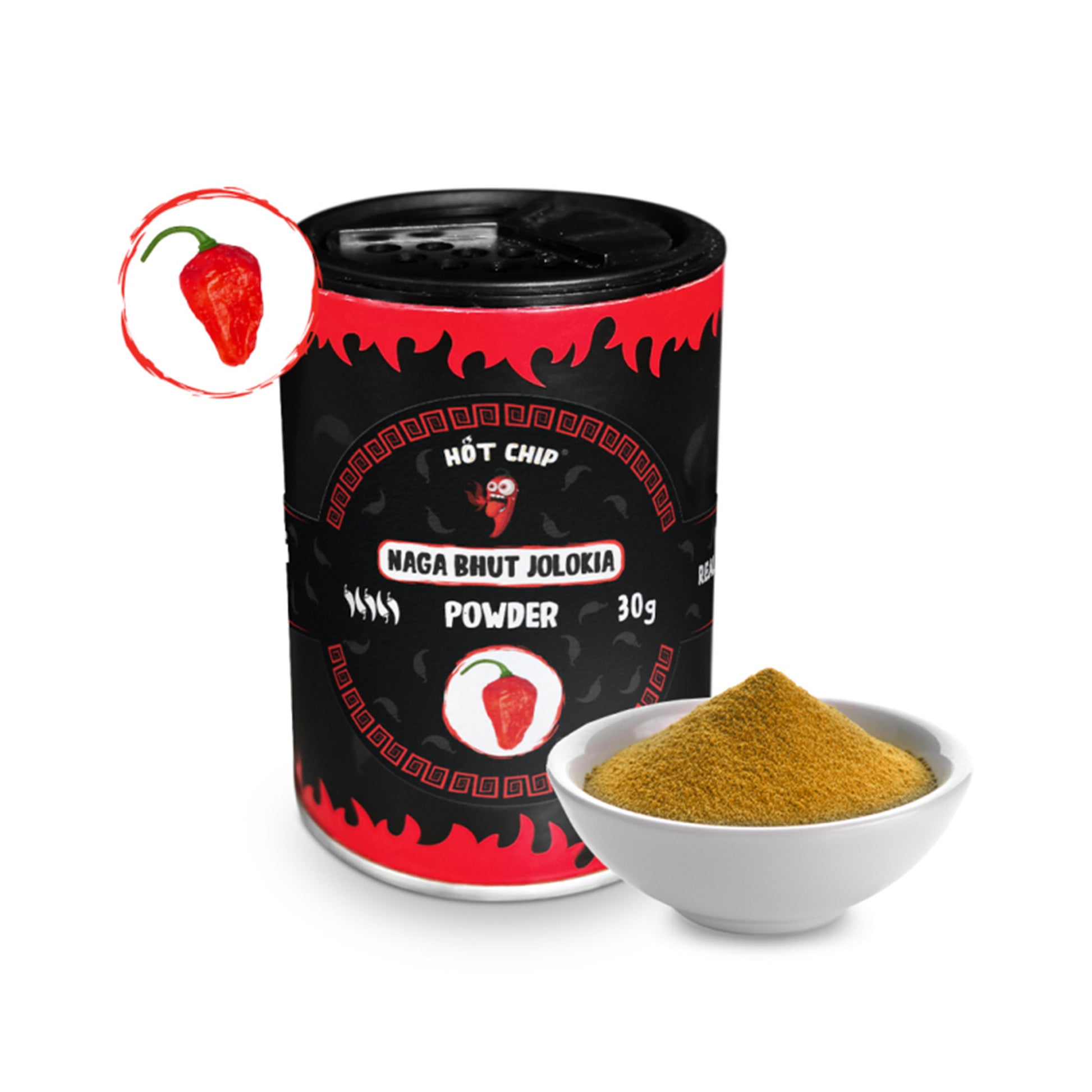 Naga Bhut Jolokia (Ghost) Chilipulver 30 g