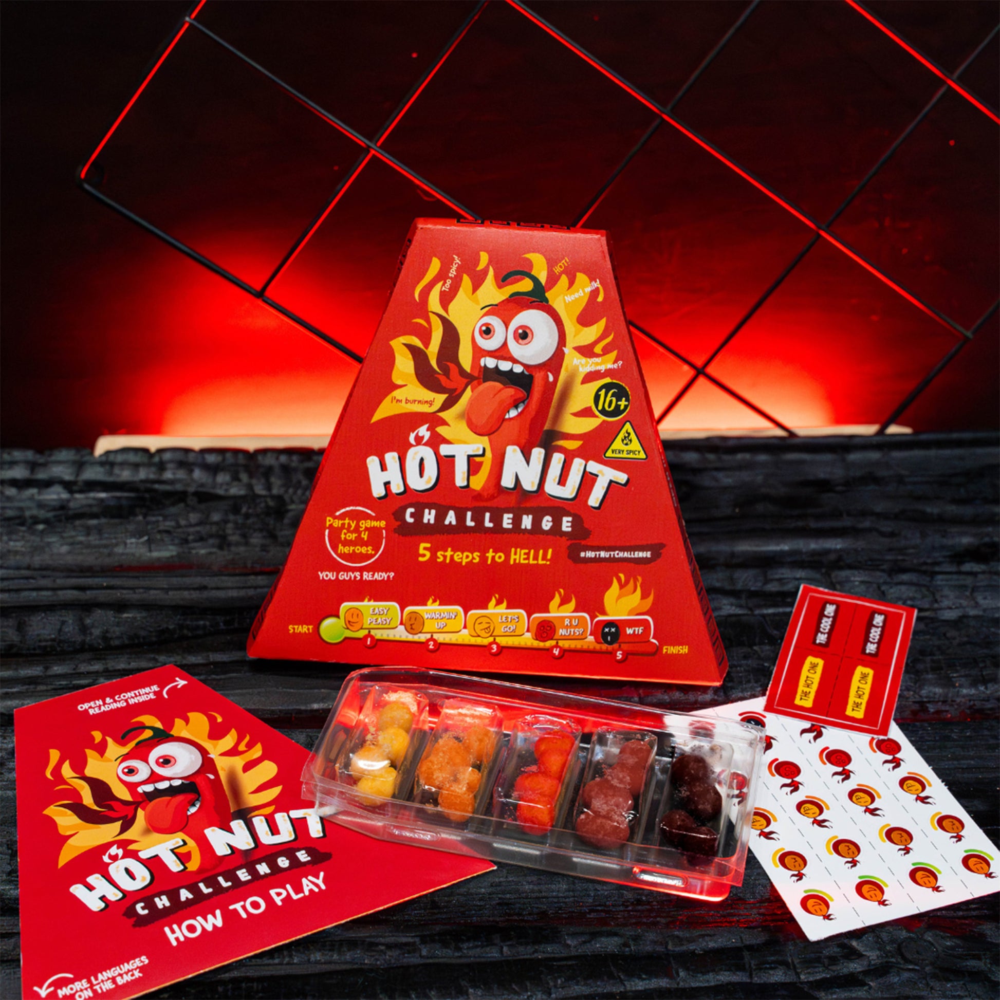 Hot Nut Challenge - das spassige Chili Nuss Party Spiel