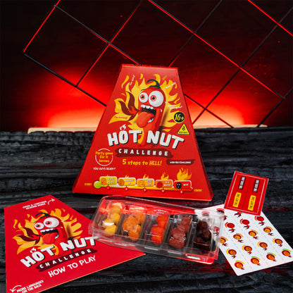 Hot Nut Challenge - das spassige Chili Nuss Party Spiel