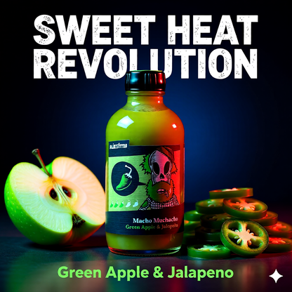 Sí Señor Macho Muchacho - Pomme verte avec sauce piquante jalapeno