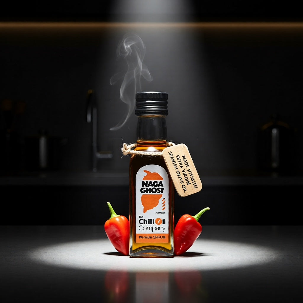 Naga Bhut Jolokia (Ghost Pepper) Chili-Öl – extrem scharf &amp; intensiv (125 ml)