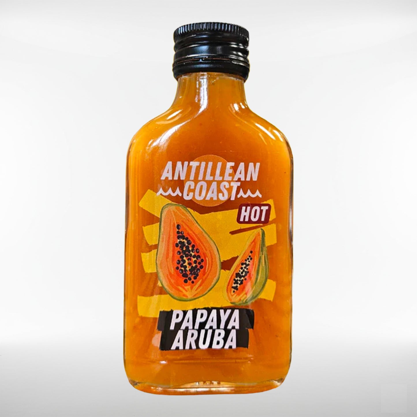 Papaya Aruba Hot Sauce | sonnig, mild, fruchtig | Antillen in Reinform
