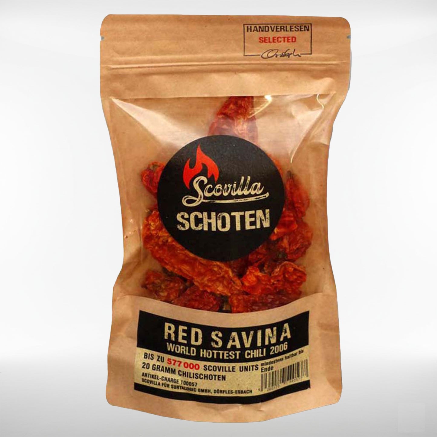 Red Savina Chili Schoten | tropisch, fruchtig | getrocknet 20 gr