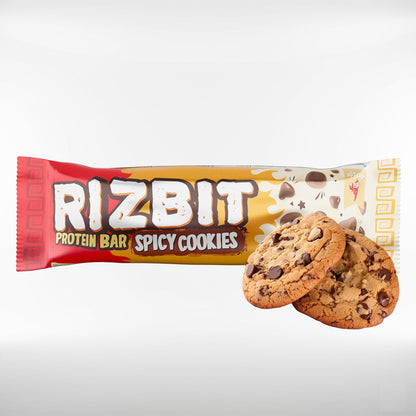 Rizbit Proteinriegel Spicy Cookies – süsser Cookie-Genuss mit feinem Chili-Kick