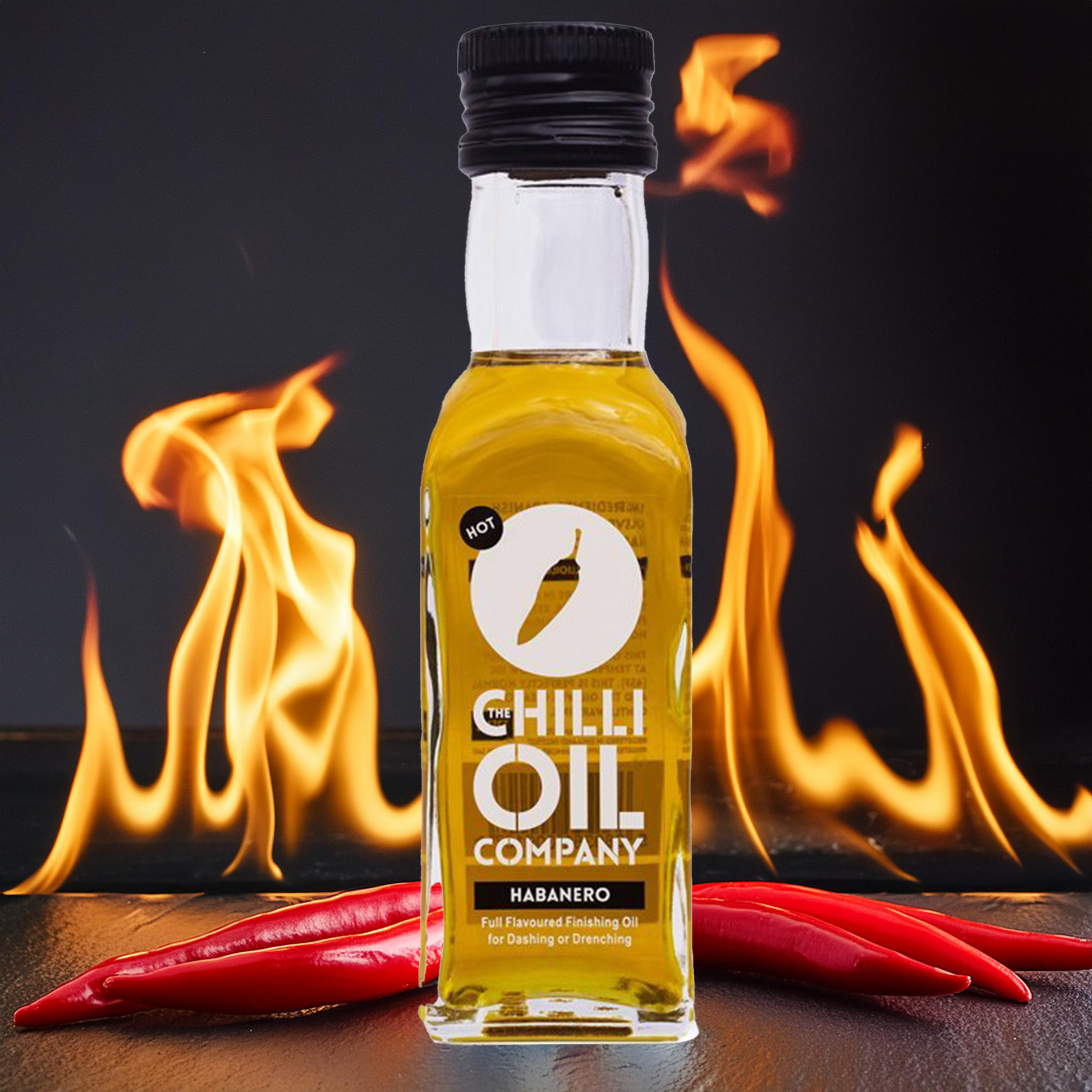 Oil Company - scharfes Chiliöl mit Habanero Chili