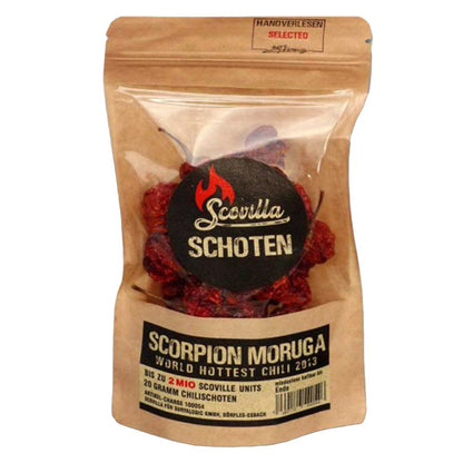 Trinidad Scorpion Moruga Chili Schoten - getrocknet