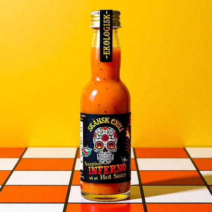 Skånsk Chili Yellow Trinidad Scorpion Inferno Hotsauce