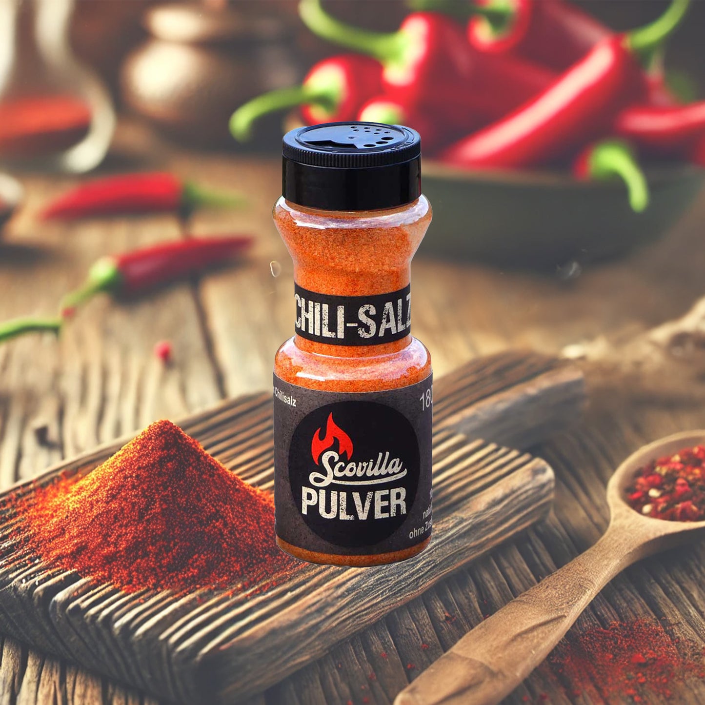 Scovilla Gourmet Chilisalz im Shaker, 150 Gramm