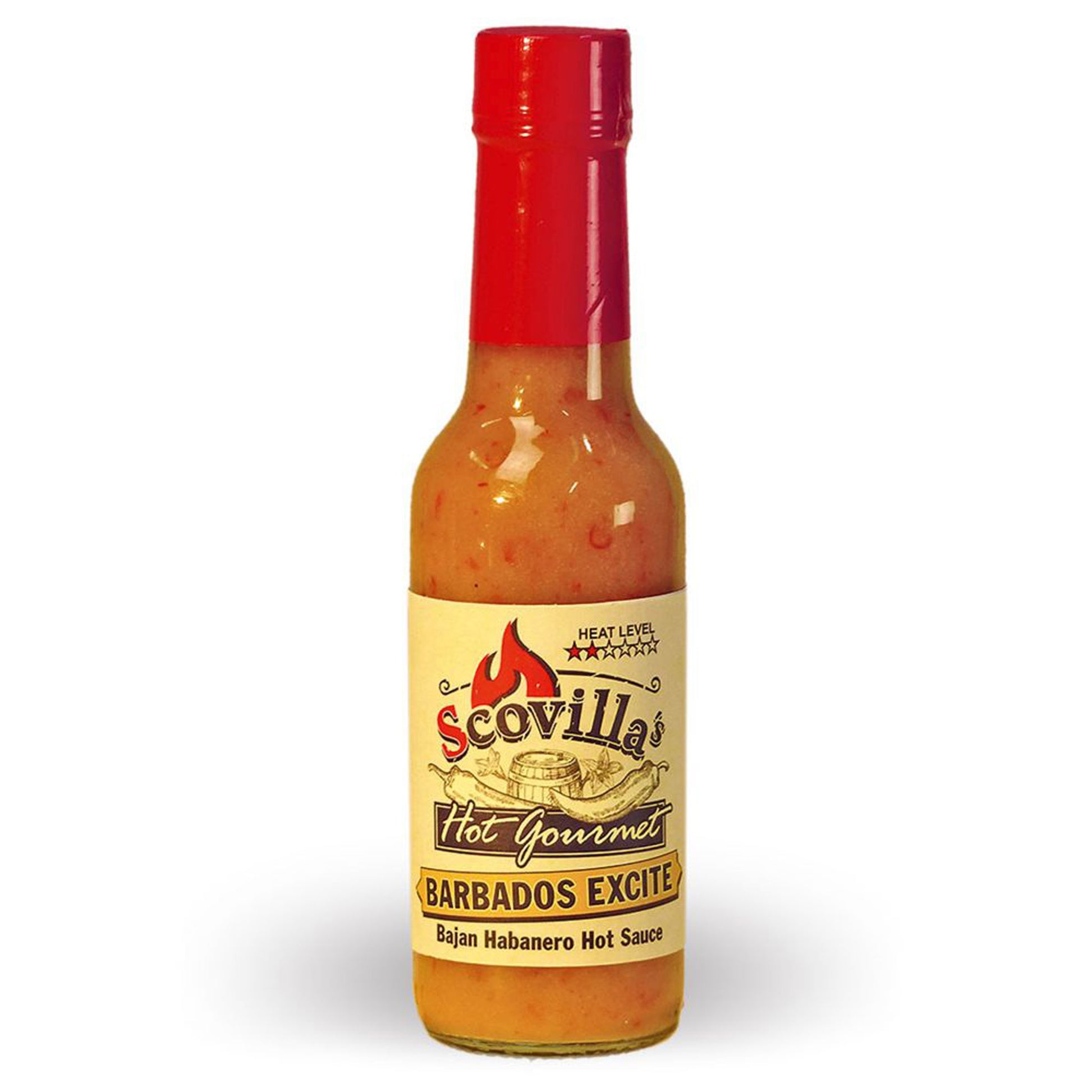 Scovilla Hot Gourmet BARBADOS EXCITE Bajan Habanero Hot Sauce