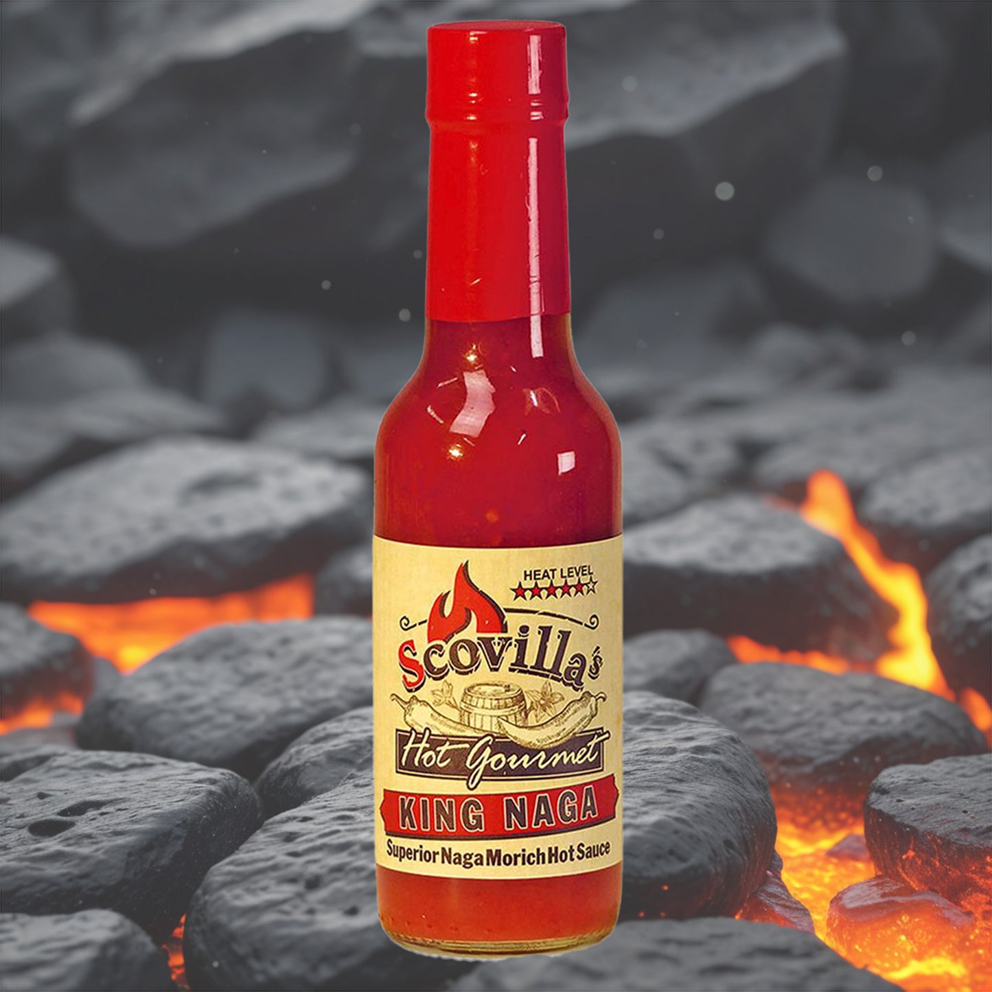 Scovilla Hot Gourmet KING NAGA Superior Naga Morich Hot Sauce