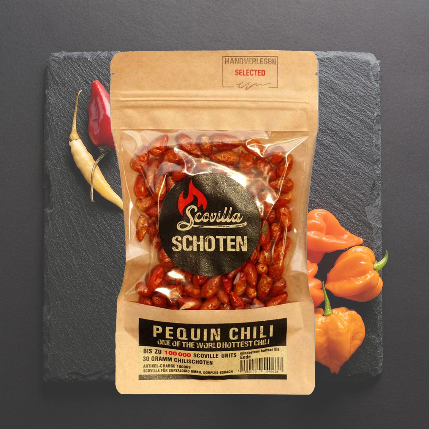 Pequin Chili Schoten | Kräftig und durchdringend | getrocknet 30 gr