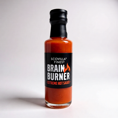 Scovilla Brain Burner – Trinidad Scorpion Moruga &amp; Carolina Reaper (100 ml)